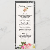 PixDezines Chalkboard/ヴィンテージバラメニュー メニュー (裏面)