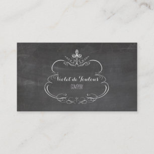 PixDezines chalkboard+petiteフルーア 名刺