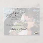 PixDezines Chandelierハートフォトフレーム/サンキュー ポストカード (裏面)