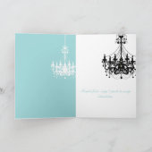 PixDezines Chandelier/DIY背景色 ノートカード (内部)
