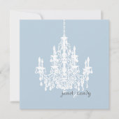 PixDezines Chandelier/DIY背景色 招待状 (正面)