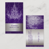 PixDezines Chandeliers/DIY背景 名刺 (正面/裏面)