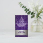 PixDezines Chandeliers/DIY背景 名刺 (スタンド正面)