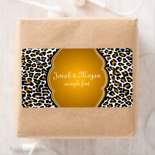 PixDezines cheetah /DIY背景色! ラベル (インサイチュ)