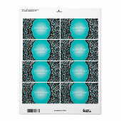 PixDezines cheetah /DIY背景色！ ラベル (フルシート)