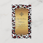 PixDezines cheetah/diy背景色 名刺 (裏面)