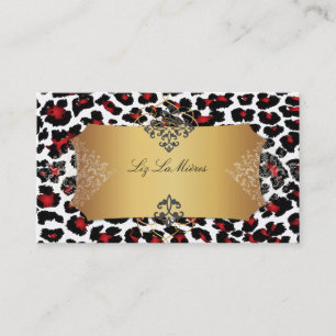 PixDezines cheetah/diy背景色 名刺