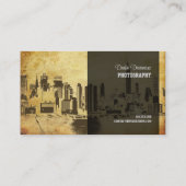 PixDezines City Scape, New York,ヴィンテージ 名刺 (裏面)