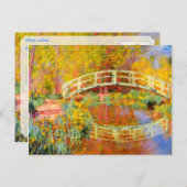 PixDezines Claude Monetウォーターリリーat giverny ポストカード (正面/裏面)