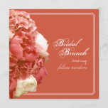 PixDezines Coral Peonies/Hydrangeas/ブライダルBrunch 招待状<br><div class="desc">PixDezinesは、サンゴのオレンジ色の緑と秋イベント用のあごDIY背景色を使用。ブライダルシャワーから記念日   までの大事な行事に最適なパーティー。 まカジュアルたは……とても魅力的な</div>