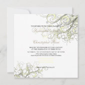 PixDezines CREAM SWILLRS/DIYの背景 招待状 (裏面)