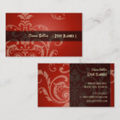 PixDezines Crestダマスク 名刺 (正面/裏面)