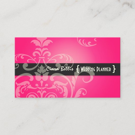 PixDezines Crestダマスク 名刺 (正面)