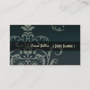 PixDezines Crest Damask 名刺