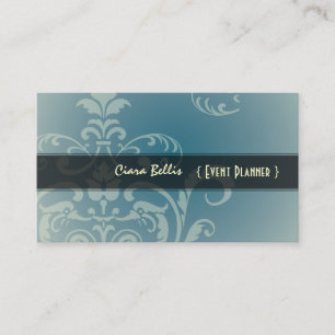 PixDezines Crest Damask 名刺