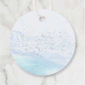 PixDezines Crystal Blue Shoreline,ビーチありがとう フェイバータグ (裏面)