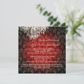 PixDezines Crystal Chandelier/DIY背景色 招待状 (スタンド正面)