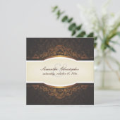 PixDezines Cubanaダマスク 招待状 (スタンド正面)