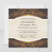 PixDezines Cubanaダマスク 招待状 (裏面)