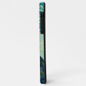 PixDezines Damask/Peacocks珍しいiPhoneケース Case-Mate iPhoneケース (裏面/左)