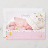 PixDezines dandelion、写真誕生のお知らせ 案内状 (正面)