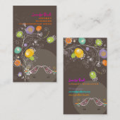 PixDezines dandelion+愛の鳥/ダイカラー♥♥♥♥ 名刺 (正面/裏面)