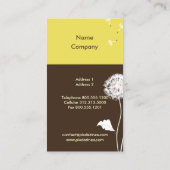 PixDezines dandelion dijon mustard 名刺 (裏面)