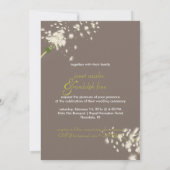 PixDezines dandelion/DIY背景色 招待状 (裏面)