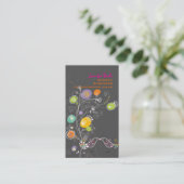 PixDezines dandelion+love birds ♥♥♥♥ 名刺 (スタンド正面)