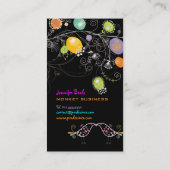 PixDezines dandelion+love birds ♥♥♥♥ 名刺 (裏面)