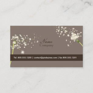 PixDezines dandelions/DIY背景色 名刺