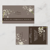 PixDezines dandelions/DIY背景色 名刺 (正面/裏面)