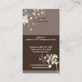 PixDezines dandelions/DIY背景色 名刺 (裏面)