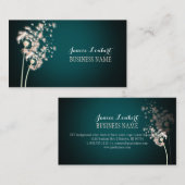 PixDezines dandelions/DIY背景色 名刺 (正面/裏面)