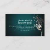 PixDezines dandelions/DIY背景色 名刺 (裏面)