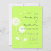 PixDezines Dandelions、diy背景色 招待状 (裏面)