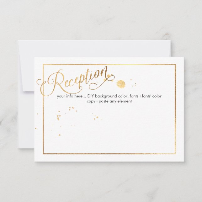 PixDezines Dazled/フェイク金ゴールド詳細/披露宴 (正面)