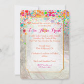 PixDezines dazled/rainbow/バルミツワー 招待状 (裏面)