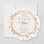 PixDezines Dazled/Rainbow/Sweet+15 招待状 (裏面)