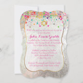 PixDezines dazzled/レインボー/バットミッツヴァ 招待状 (裏面)