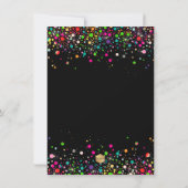 PixDezines Dazzled Rainbow（ユダヤ教の）バル・ミツバーSave the D セーブザデート (裏面)