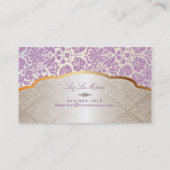 PixDezines desirae damask/薄紫 名刺 (裏面)