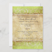 PixDezines Desire Damask/カスタム Photo Sgarite 招待状 (裏面)