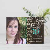 PixDezines Desire Damask/2013卒業招待状 招待状 (スタンド正面)