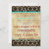 PixDezines Desire Damask/2013卒業招待状 招待状 (裏面)