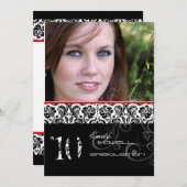 PixDezines Desire Damask/2013卒業招待状 招待状 (正面/裏面)