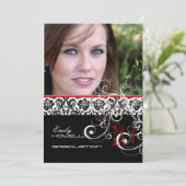 PixDezines DESIRE DAMASK/DIY卒業 招待状 (スタンド正面)