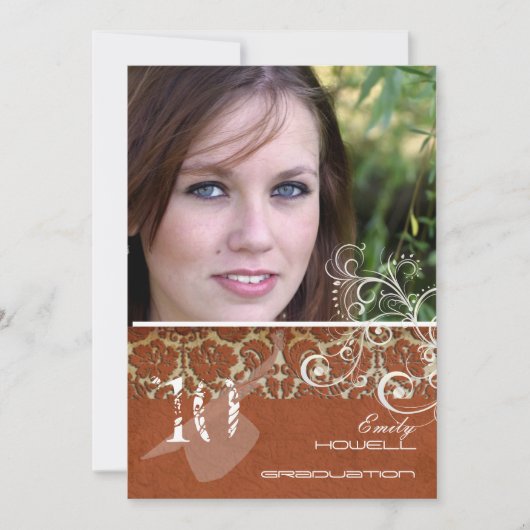 PixDezines Desire Damask+Swarls Sgarient 招待状 (正面)