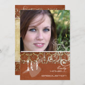 PixDezines Desire Damask+Swarls Sgarient 招待状 (正面/裏面)