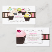 PixDezines diyカップケーキ 名刺 (正面/裏面)